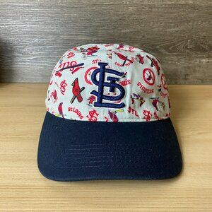 St Louis Cardinals Hat Cap Youth Strap Back Gray Blue Baseball All Over Print